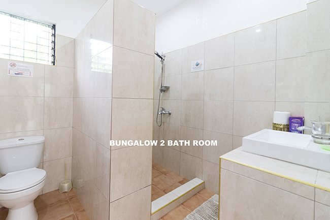 the bathroom of the 2nd bungalow