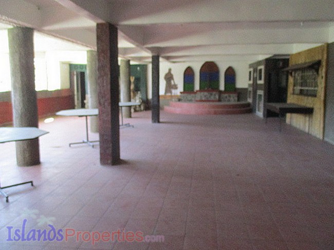 Riverside Resort for Sale basement hall is available for small functions