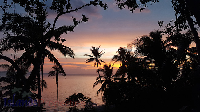 Beachfront: Two Bungalows and 1,713 SQM Land (Code: BF-7321) Beautiful sunset view