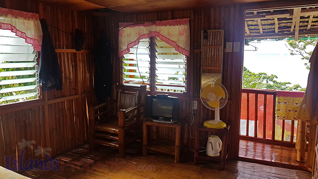 Beachfront: Two Bungalows and 1,713 SQM Land (Code: BF-7321) Nice kubo furnished style room