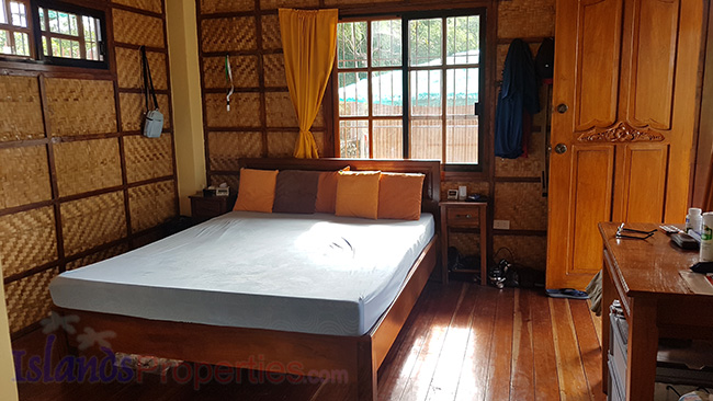 Beachfront: Two Bungalows and 1,713 SQM Land (Code: BF-7321) Nice furnished bedroom